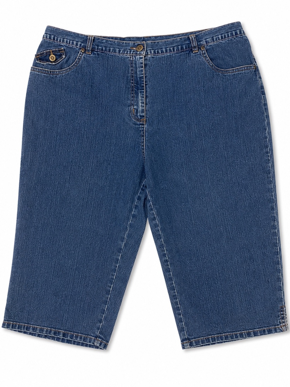 Ruby Rd, Bermuda Capris Denim Jeans - Size 18